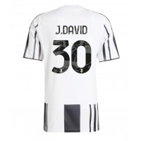 Stroje piłkarskie Juventus Jonathan David #30 Koszulka Podstawowej 2025-26 Krótki Rękaw